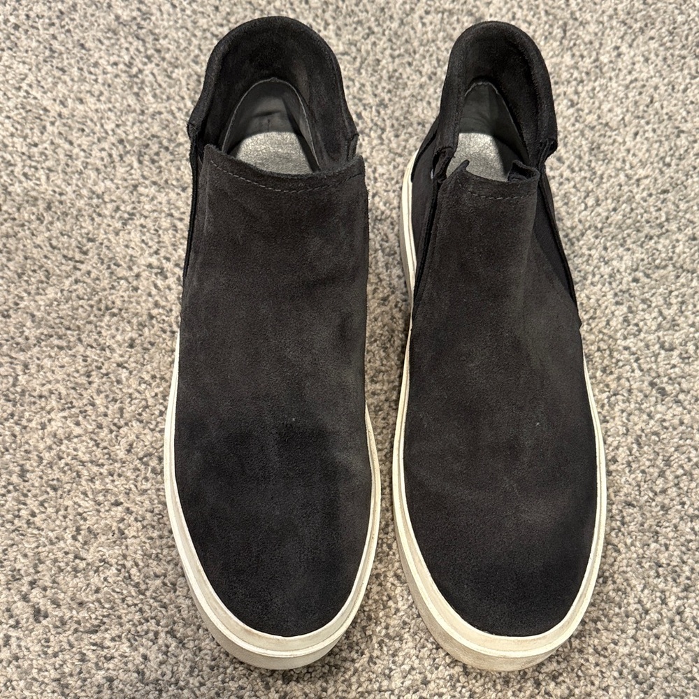 Dolce Vita Charcoal Black Suede Vinni’s High-top Sneakers